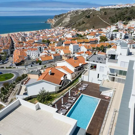 Appartamento Panoramic Views - Terrace, Sea Views & Pool Nazaré