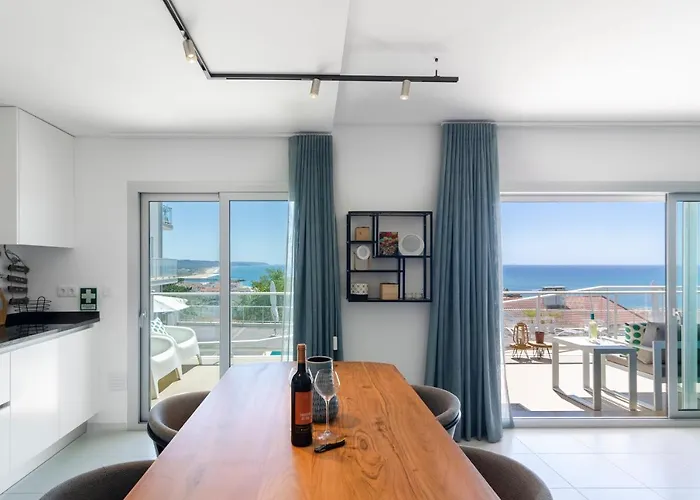 Panoramic Views - Terrace, Sea Views & Pool * 나자레